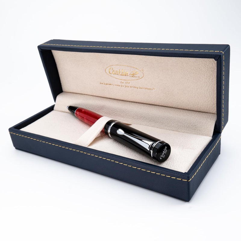 Conklin Duragraph Ballpoint Pen in Red Nights â€“ Luxury Writing Instrument with Smooth Twist-Action, Great Gift for Professionals & Collectors - Image 2